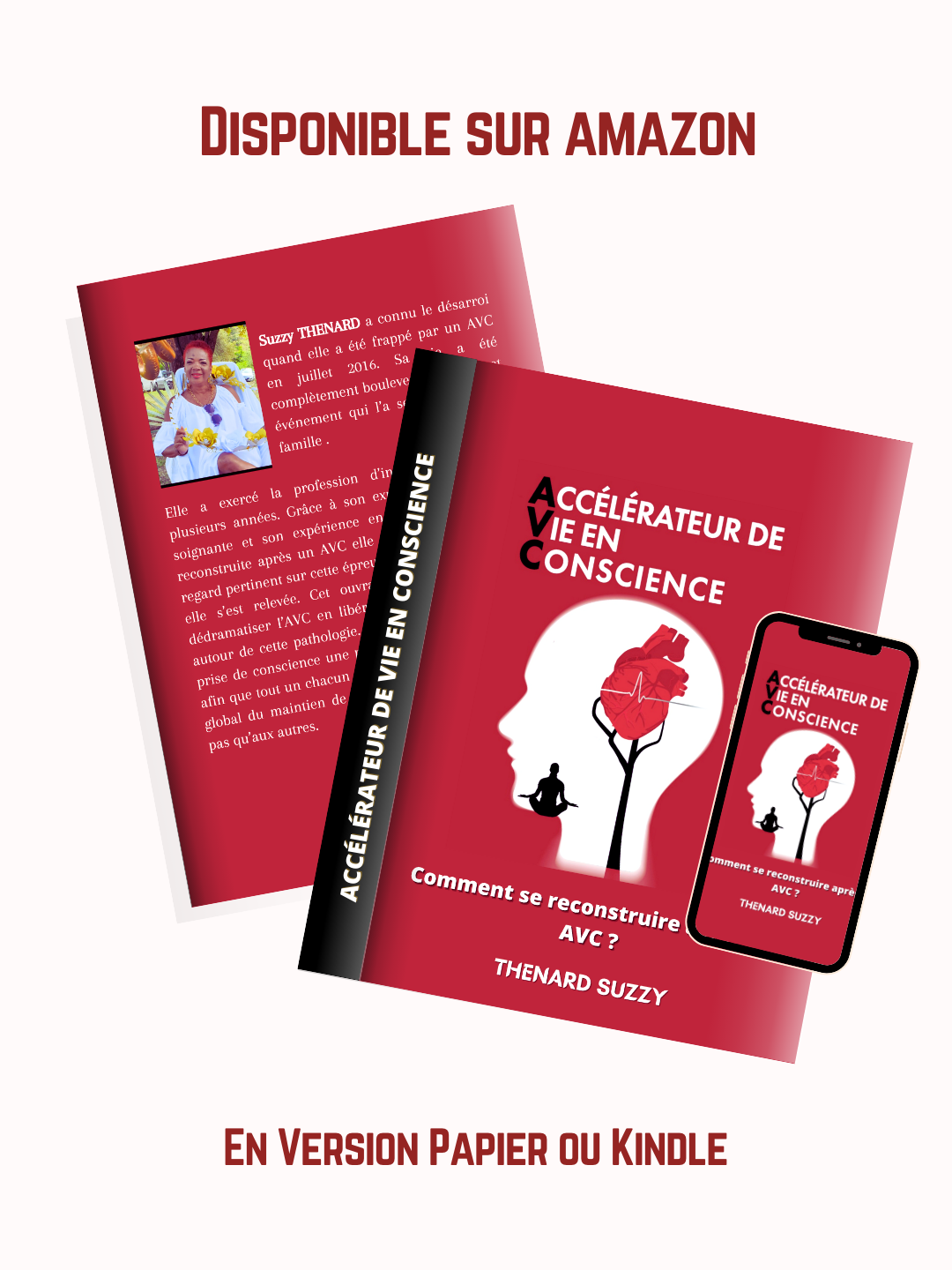 Livre Accélérateur de Vie en Conscience ouvert avec des pages visibles