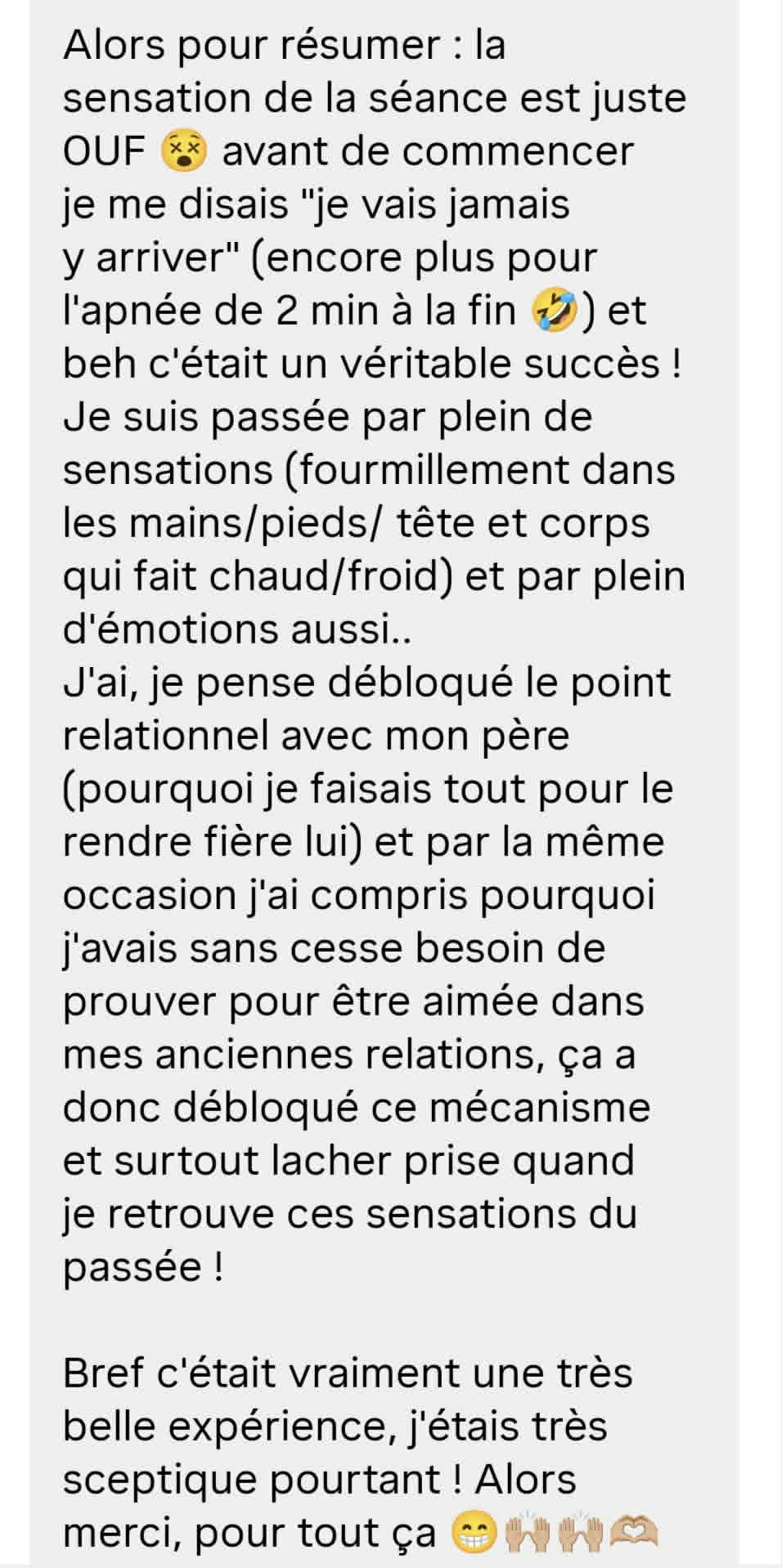 Sophie, 34 ans - Témoignage transformation relationnelle