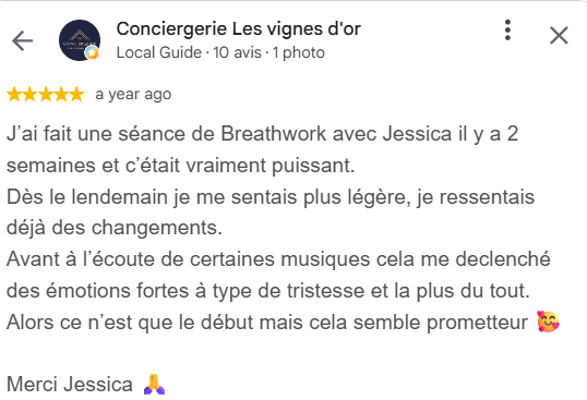 Témoignage participante