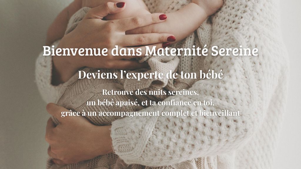 Maman sereine avec son bébé dans un moment de tendresse et de calme