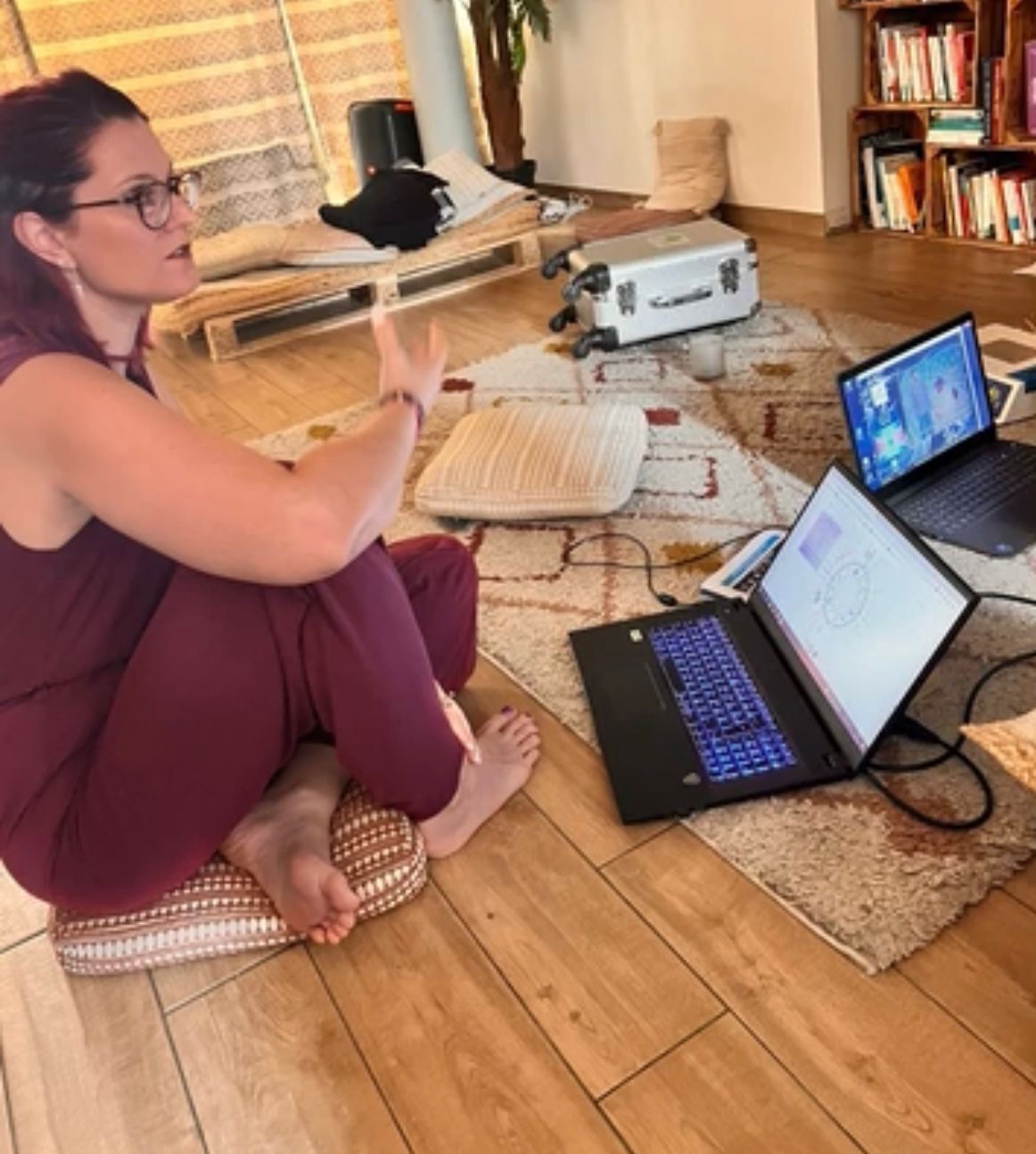 Activation des protocoles fréquentiels personnalisés lors de la séance