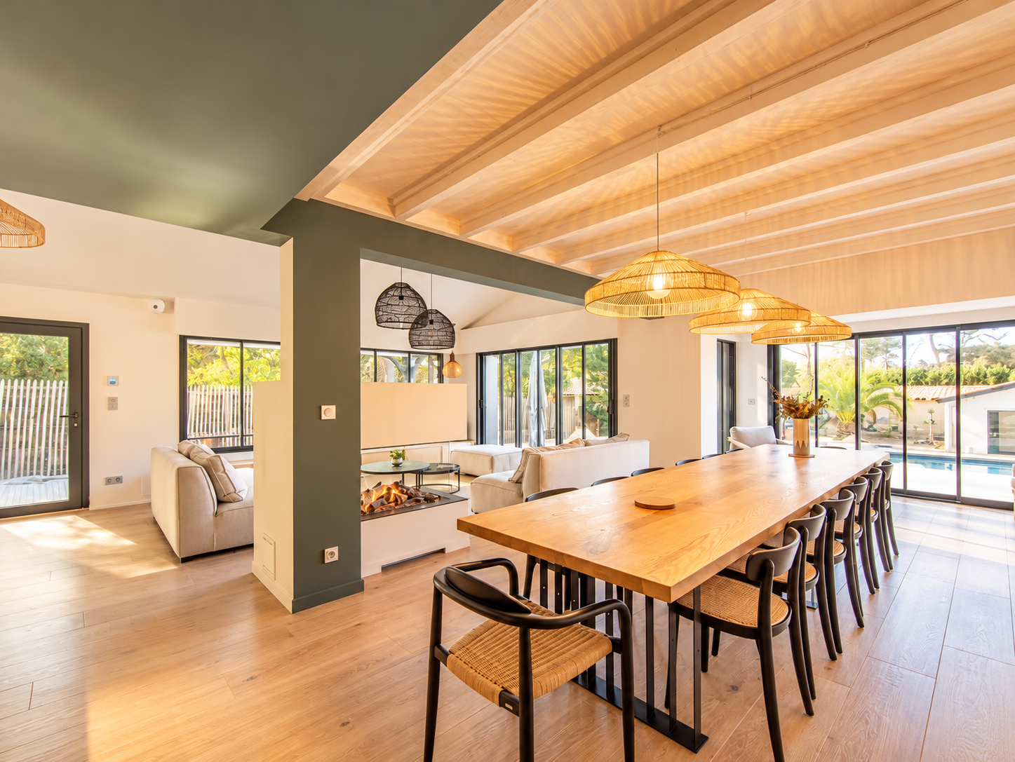 Espaces de convivialité de notre villa