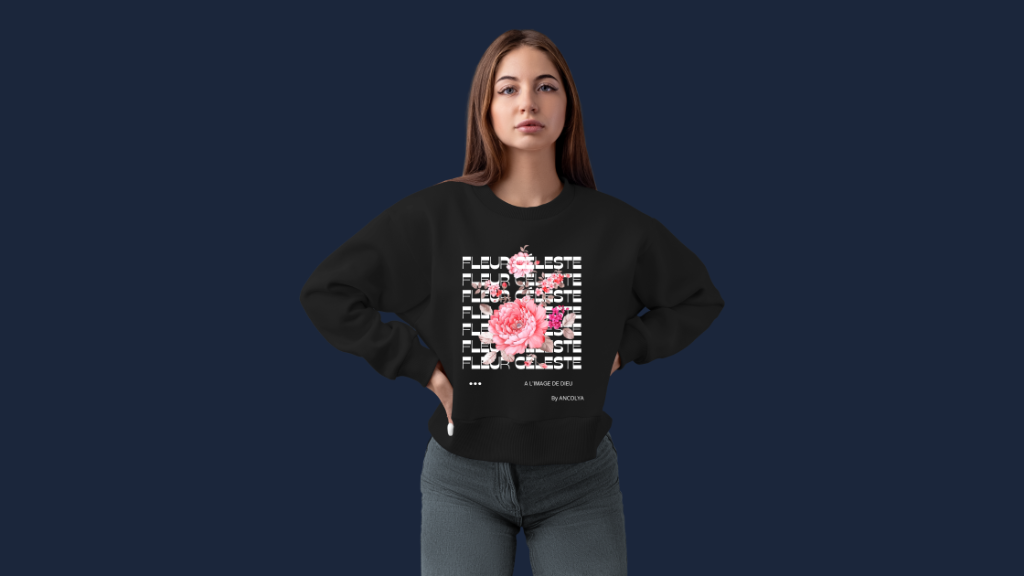 T-shirt avec design chrétien inspirant porté au quotidien