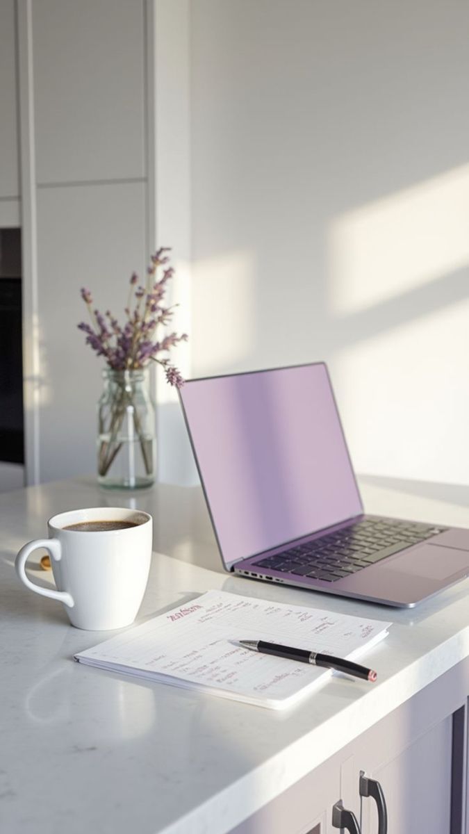 Femme analysant des graphiques boursiers sur son ordinateur, ambiance professionnelle et concentrée