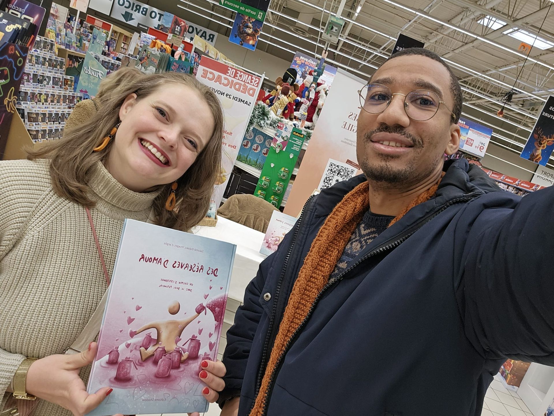 Couverture du roman graphique Des réserves d'amour par Salomé Baleko