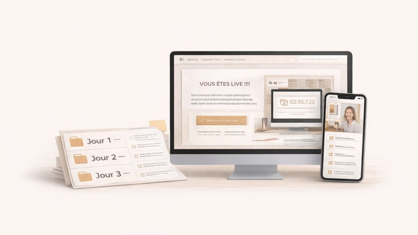 Étape 3 - Business lancé avec plan clair pour la suite