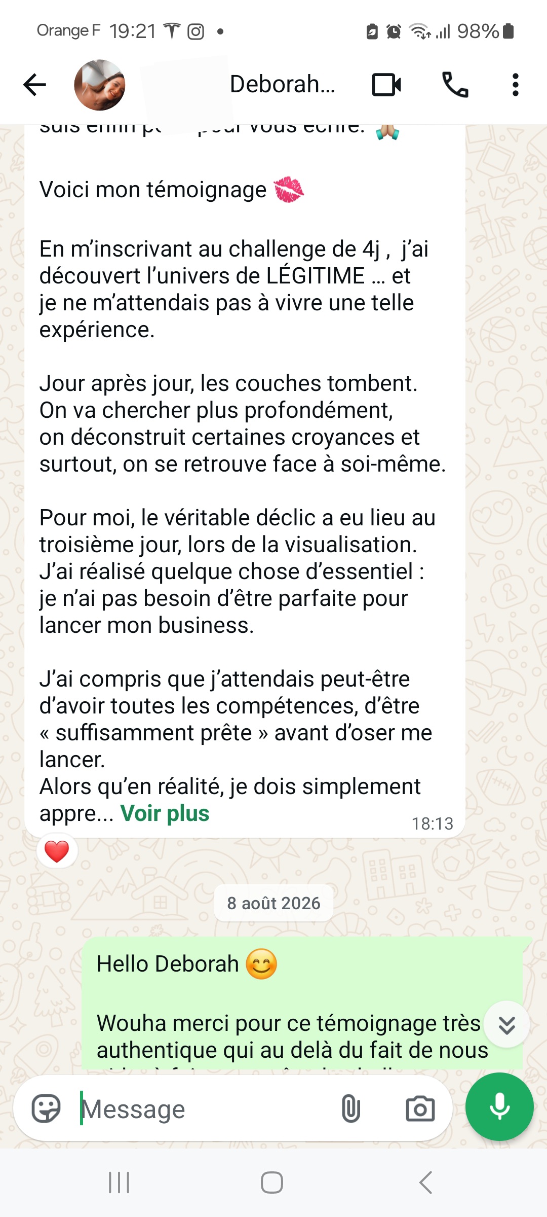 Témoignage 3
