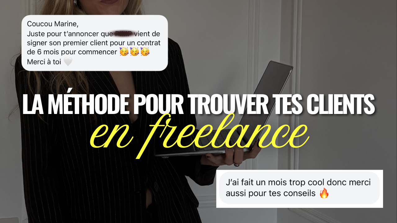 Marine, coach business pour freelances, accompagnement OSE