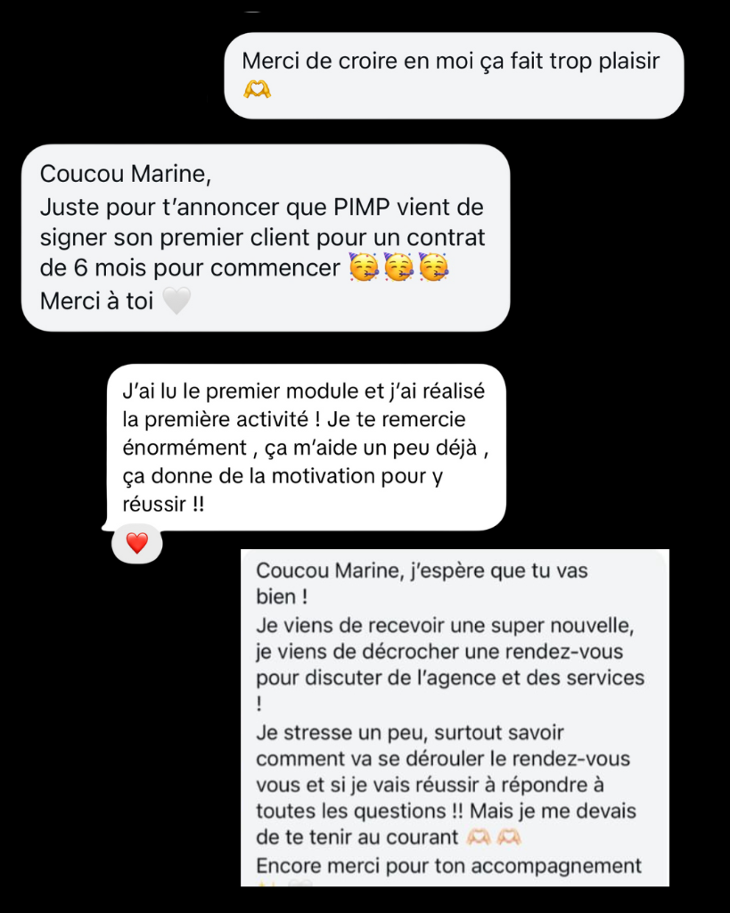Témoignage avant/après - Freelance qui a transformé son business avec OSE