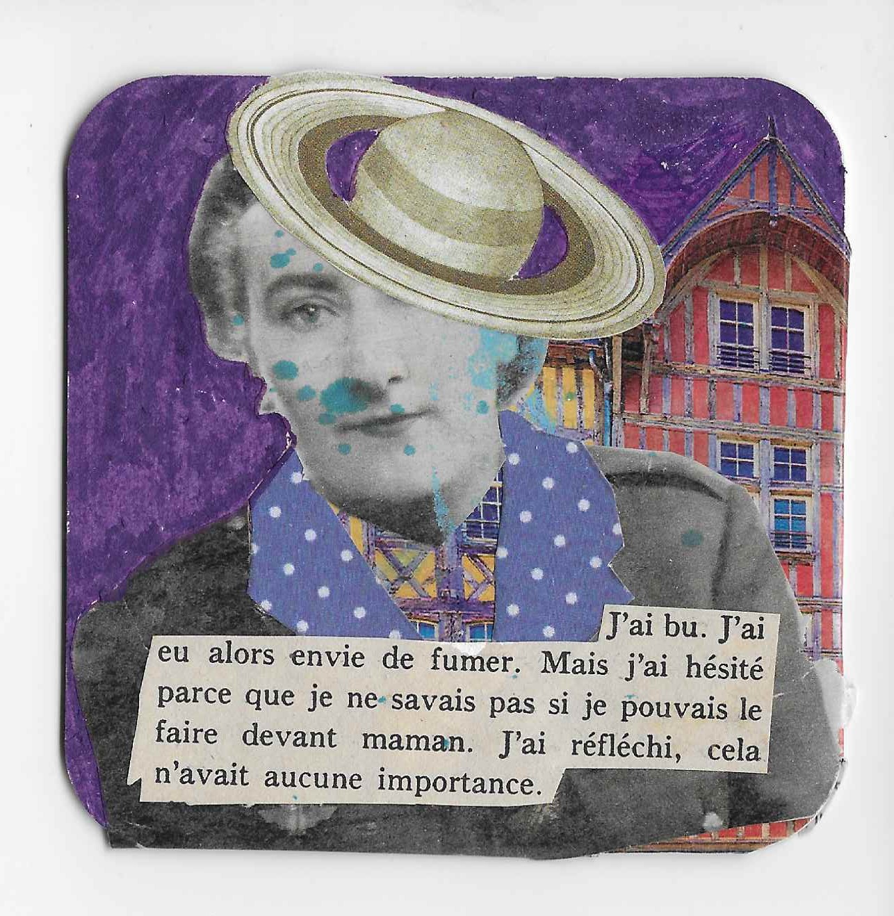 Exemple de sous-bock artistique pour le quotidien