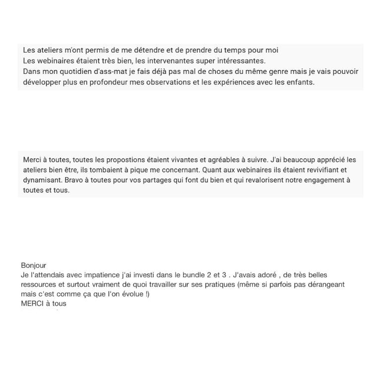 Témoignage d'une auxiliaire de puériculture utilisant le Bundle