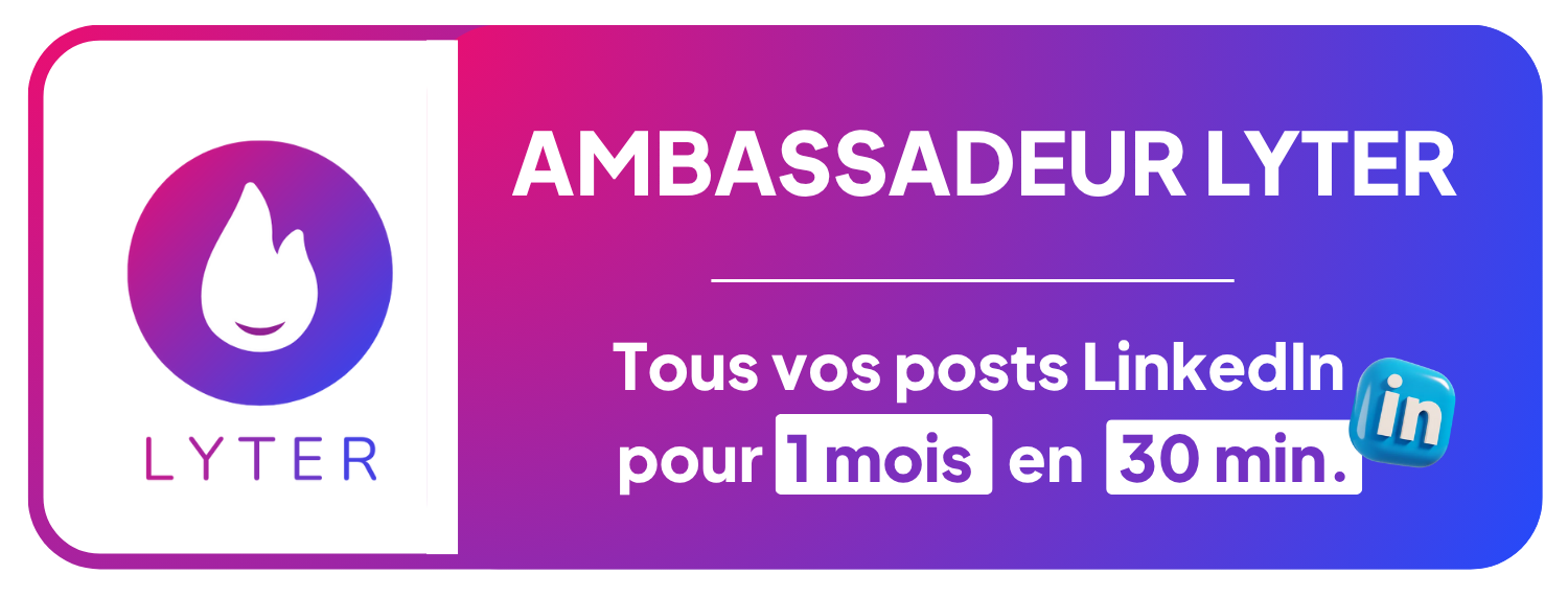 Interface Lyter - Outil de rédaction et stratégie LinkedIn