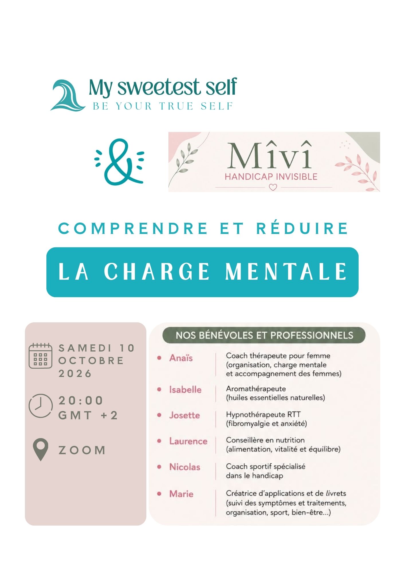Portrait de l'experte en charge mentale