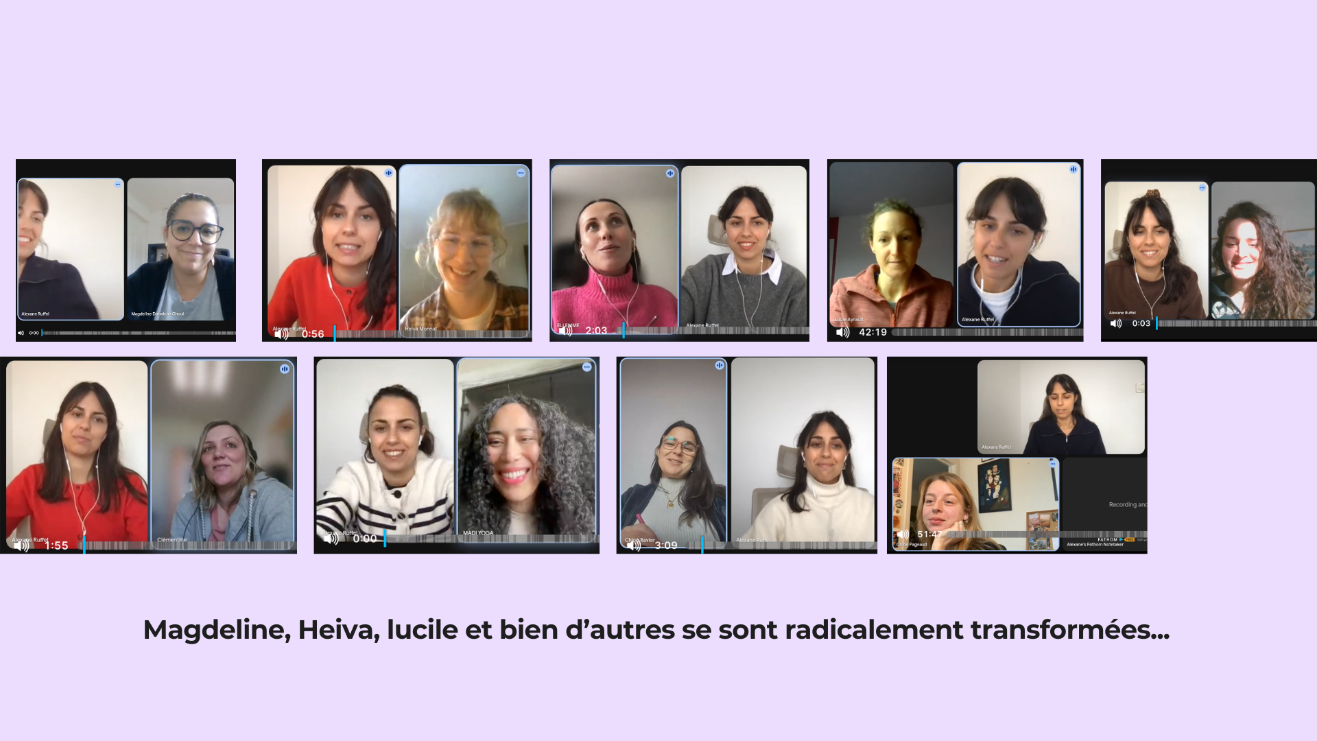 Photo d'Alexane Ruffel ou d'une cliente accompagnée par Blisst