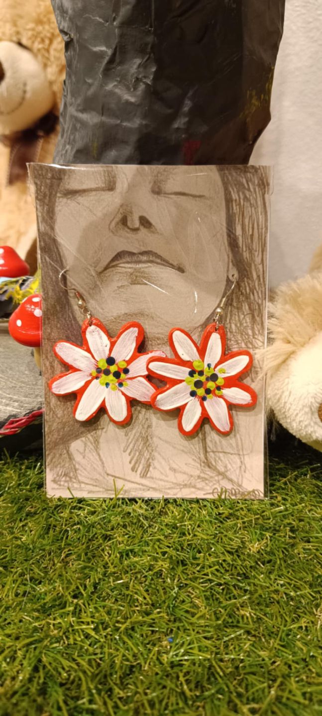 Boucles d'oreille créatives résine - Modèle 12