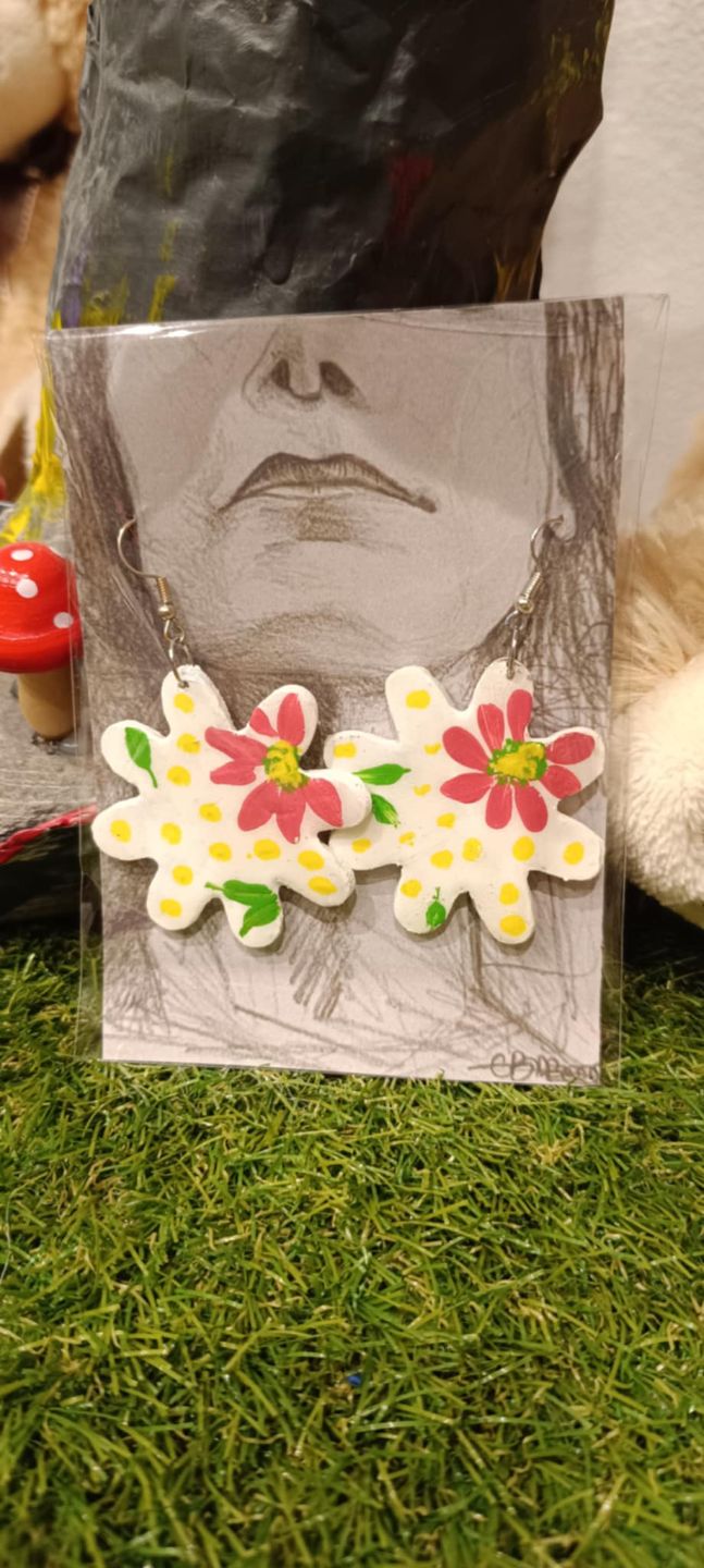 Boucles d'oreille colorées - Modèle 11