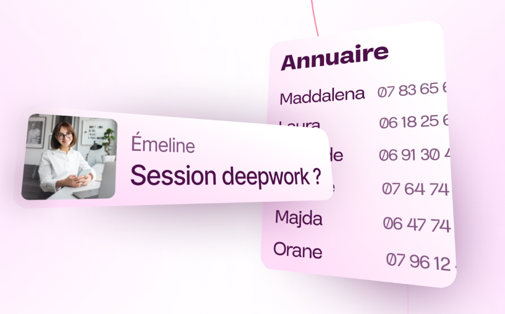 Capture d'écran de la communauté de 200 assistantes virtuelles en action